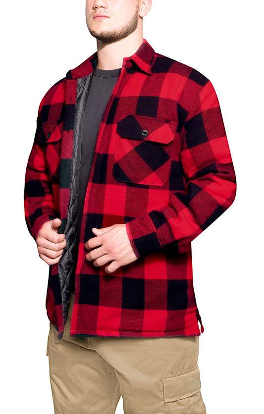 Rothco Buffalo Plaid Quilted Lined Jacket