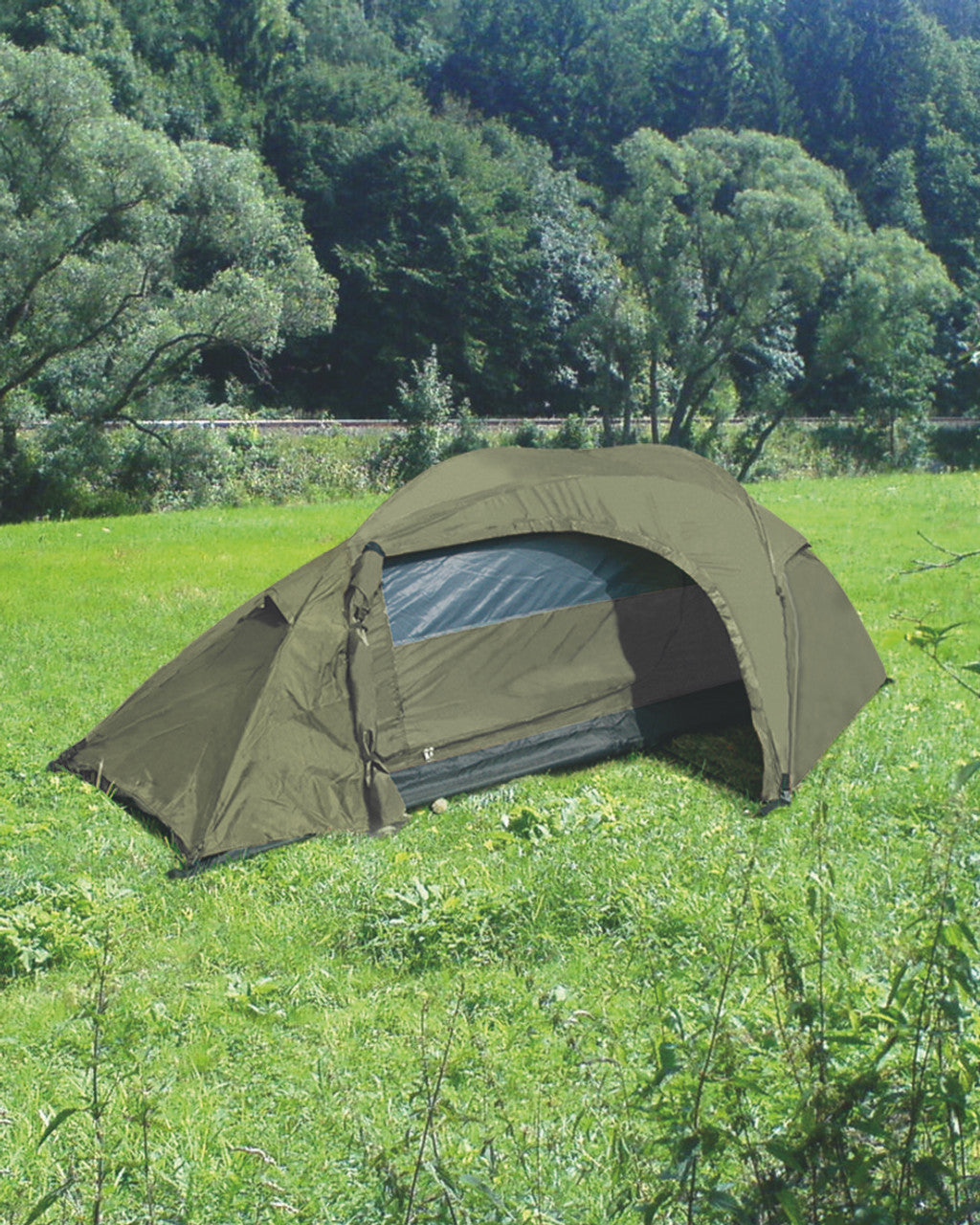 MIL-TEC 1-Man Recom Tent, Olive Drab