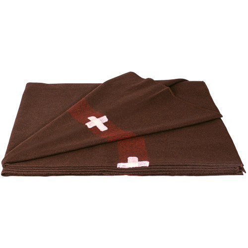 Fox Swiss Army Style Wool Blanket