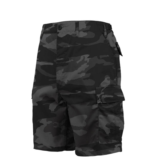 Rothco Color Camo BDU Shorts: Black Camo