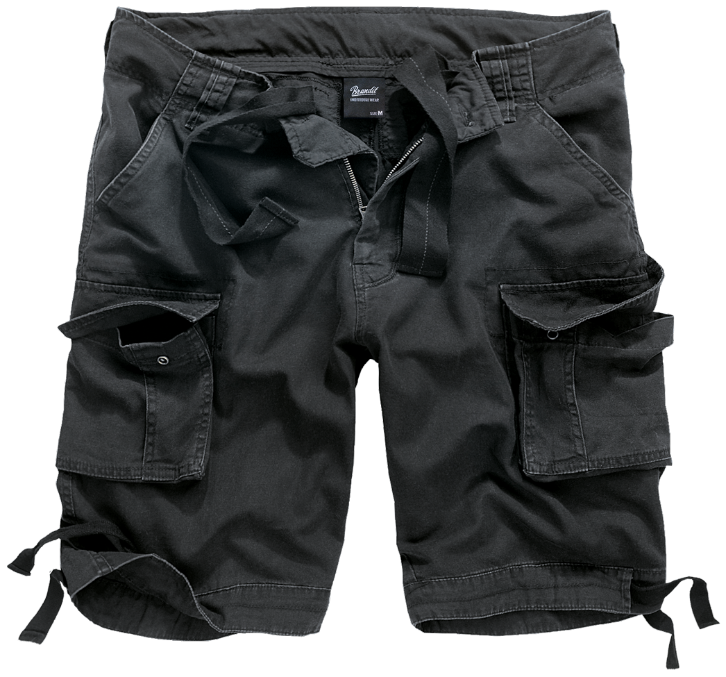 Brandit Utility Cargo Shorts: Black
