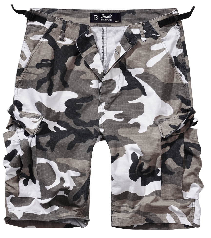 Brandit BDU Ripstop Cargo Shorts: Urban Camo