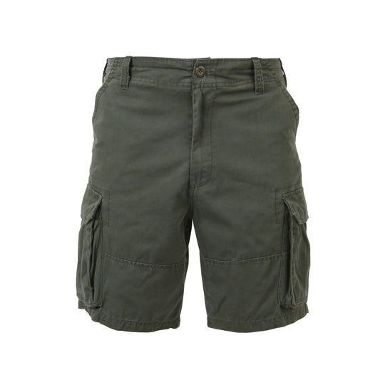 Rothco Vintage Paratrooper Cargo Shorts: Olive Drab