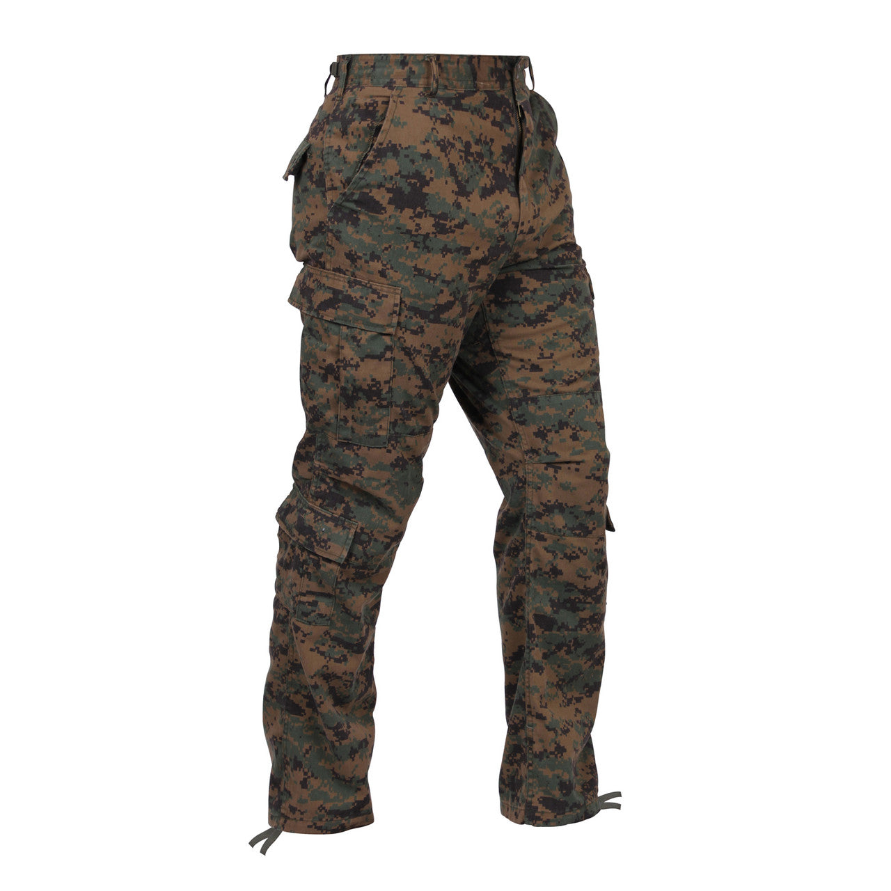 Rothco Vintage Camo Paratrooper Fatigue Pants: Woodland Digital Camo