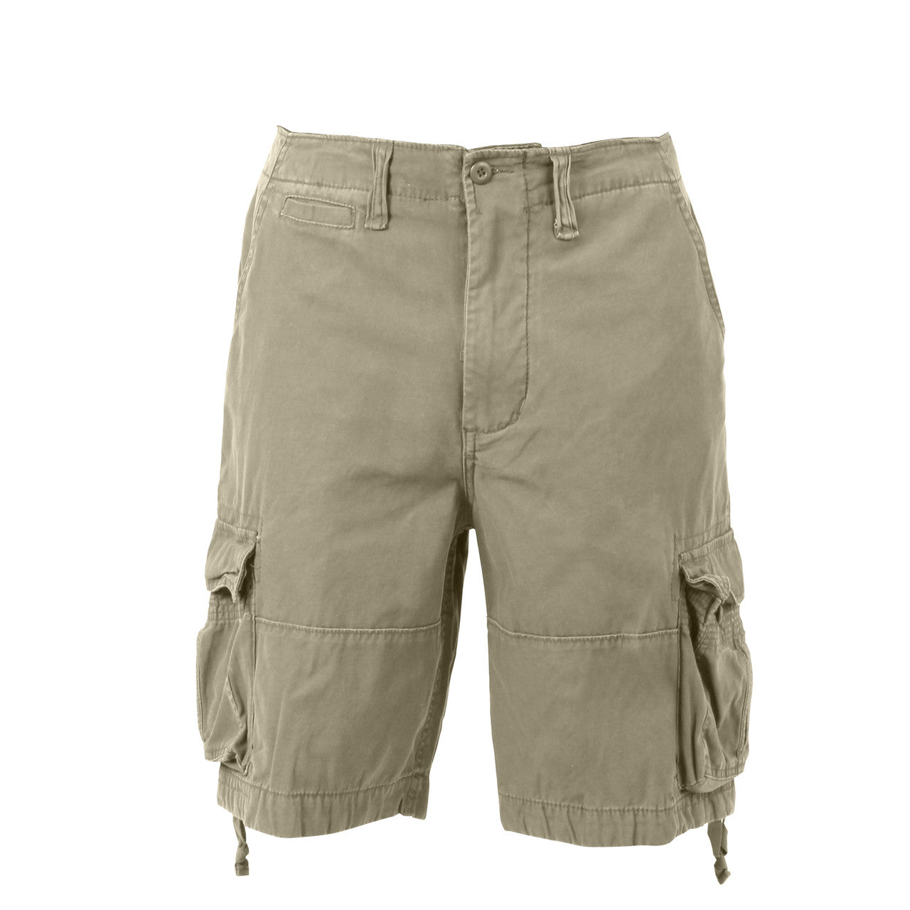 Rothco Vintage Infantry Utility Shorts: Khaki
