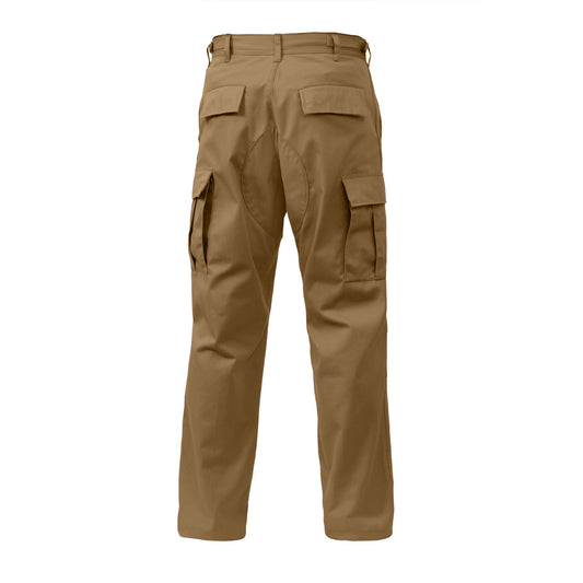 Rothco Relaxed Fit Zipper Fly BDU Pants: Coyote