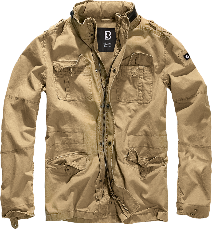 Brandit Field Jacket: Camel