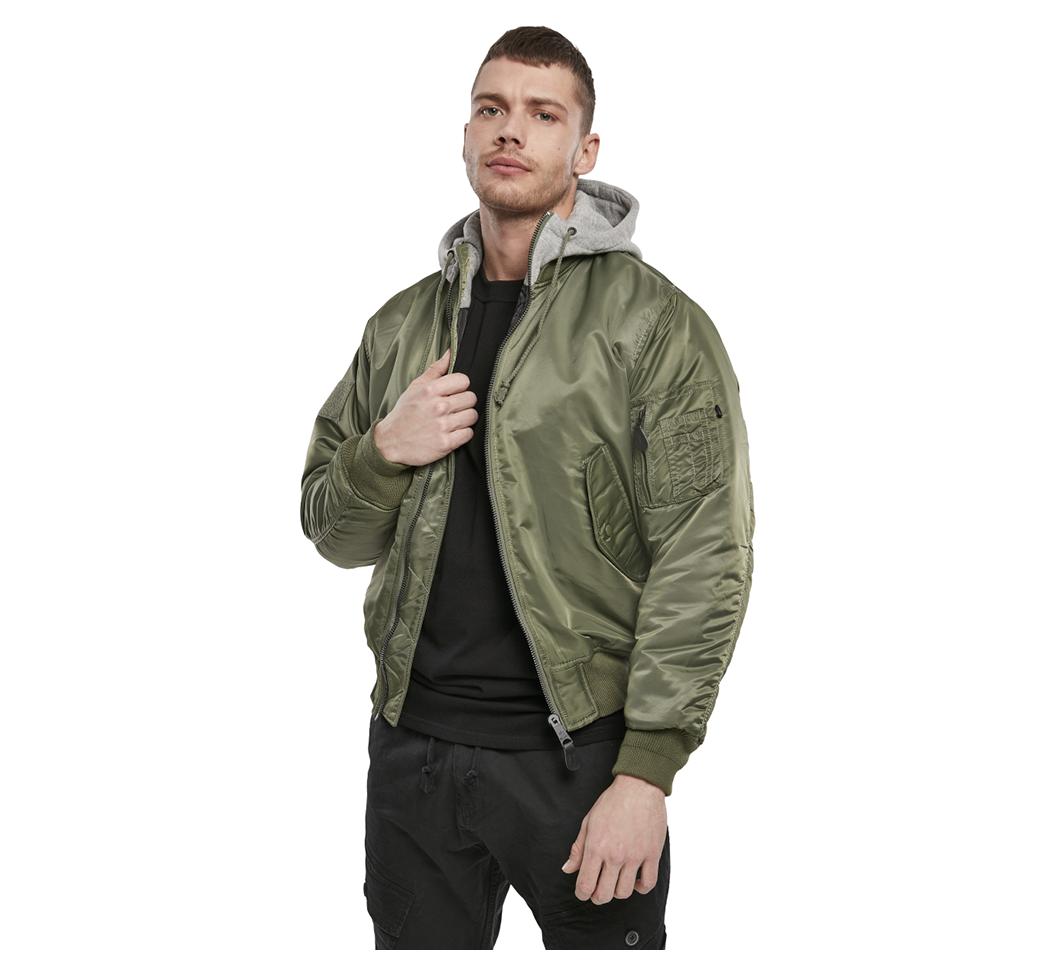 Brandit MA-1 Hooded Bomber Jacket