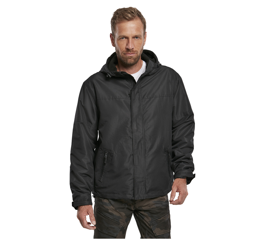 Brandit Fleece-Lined Full Zip Windbreaker
