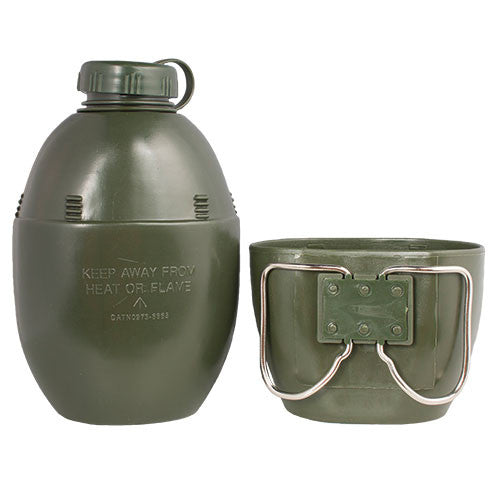 British Style Water Bottle and Mug Set