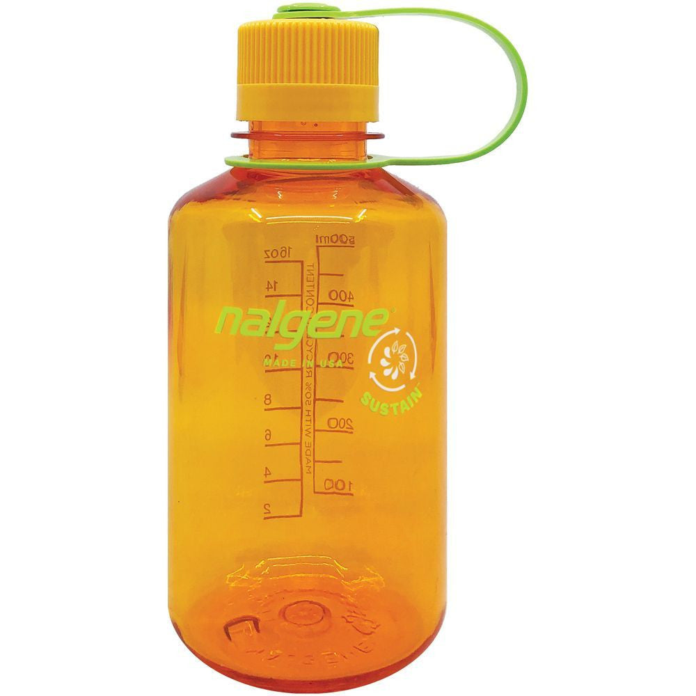 Nalgene 16oz Narrow Mouth Bottle: Clementine