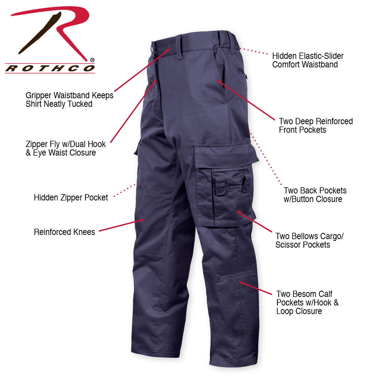 Rothco Deluxe EMT Paramedic Pants