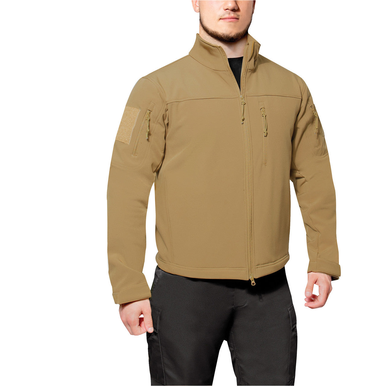 Rothco Stealth Ops Tactical Soft Shell Jacket: Coyote Brown