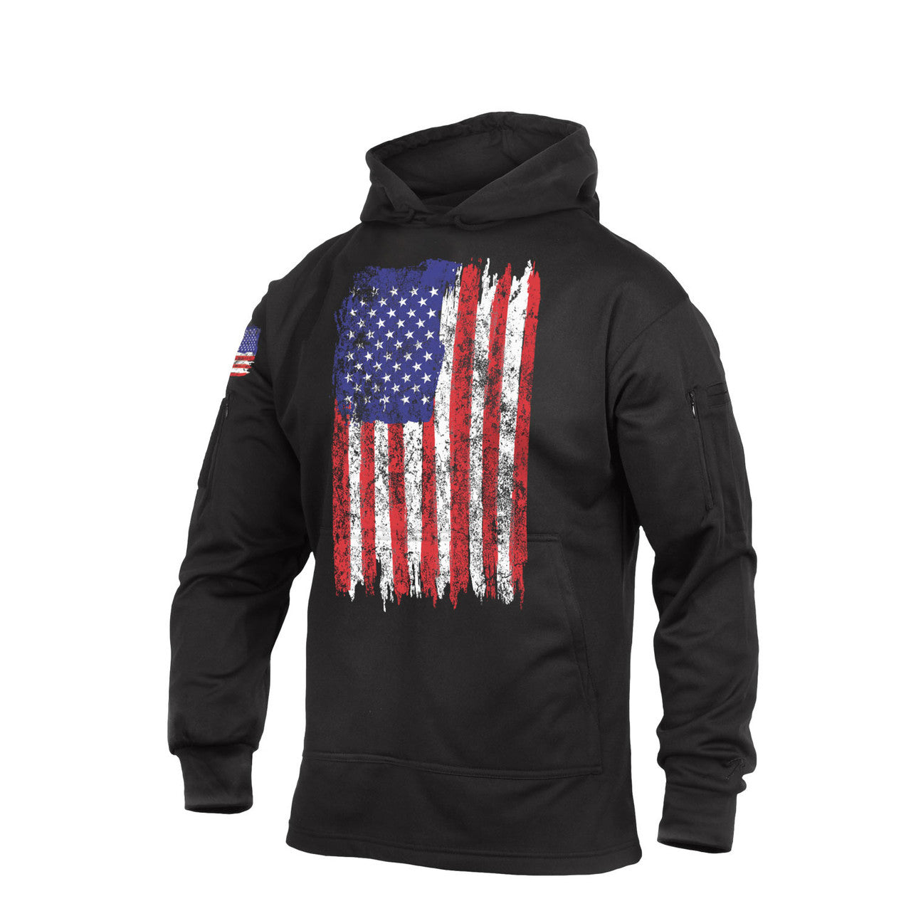 Rothco U.S. Flag Concealed Carry Hoodie: Red / White / Blue