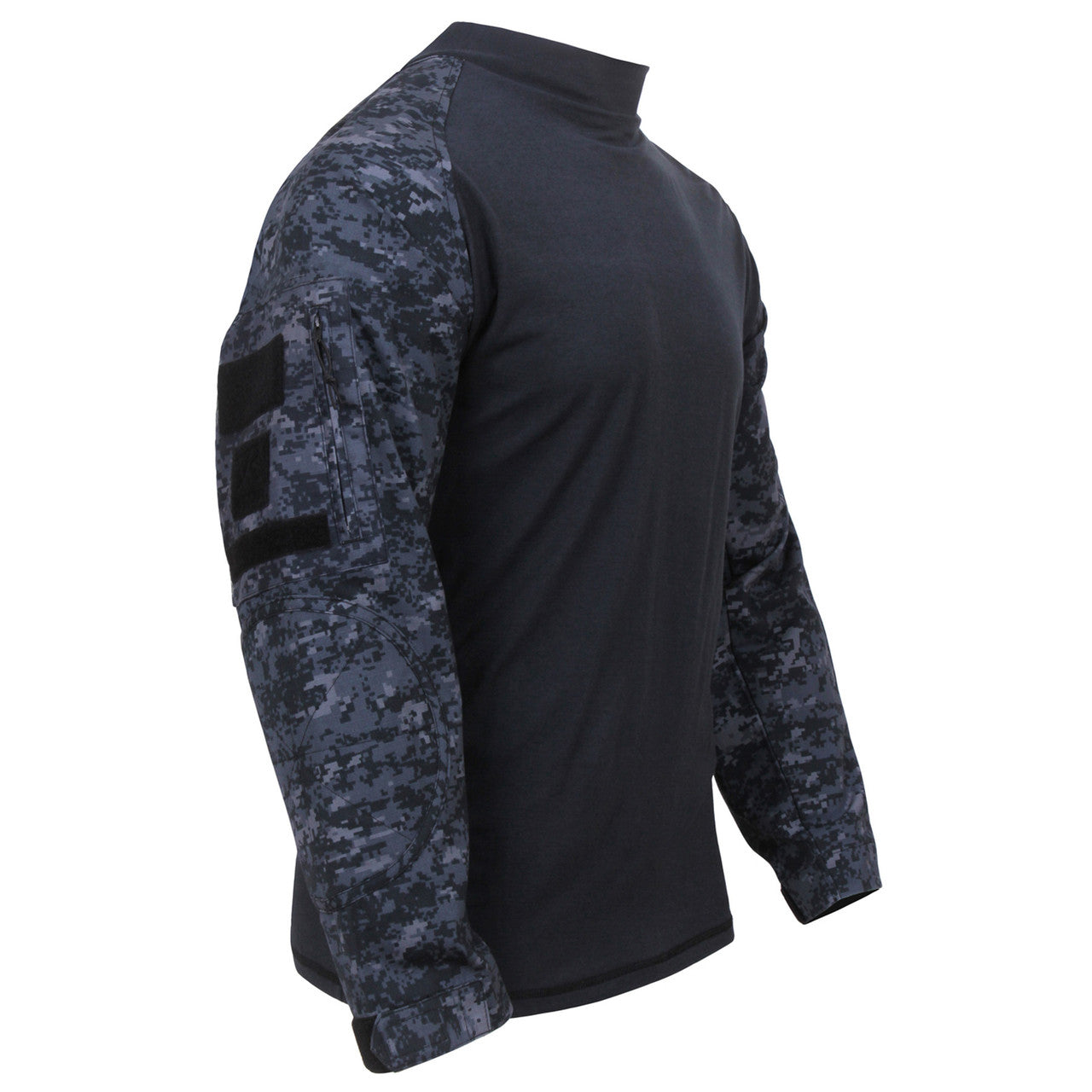 Rothco Tactical Airsoft Combat Shirt: Midnight Digital Camo