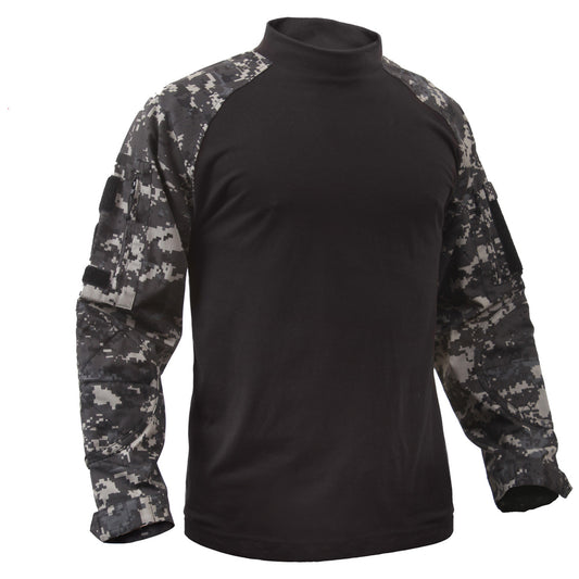 Rothco Tactical Airsoft Combat Shirt: Subdued Urban Digital Camo