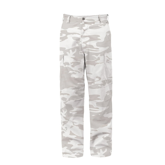 Rothco Color Camo Tactical BDU Pants: White Camo