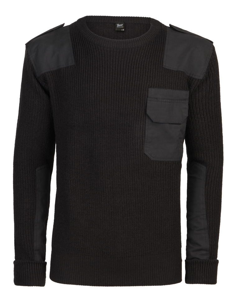 Brandit Commando Sweater: Black