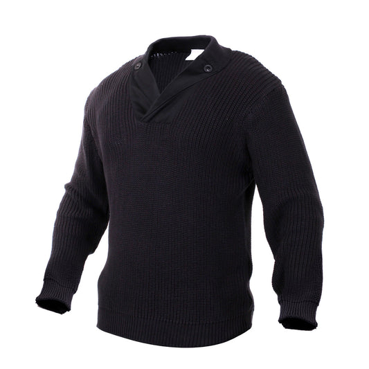 Rothco WWII Vintage Mechanics Sweater: Black
