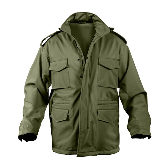 Rothco Soft Shell Tactical M-65 Field Jacket: Olive Drab