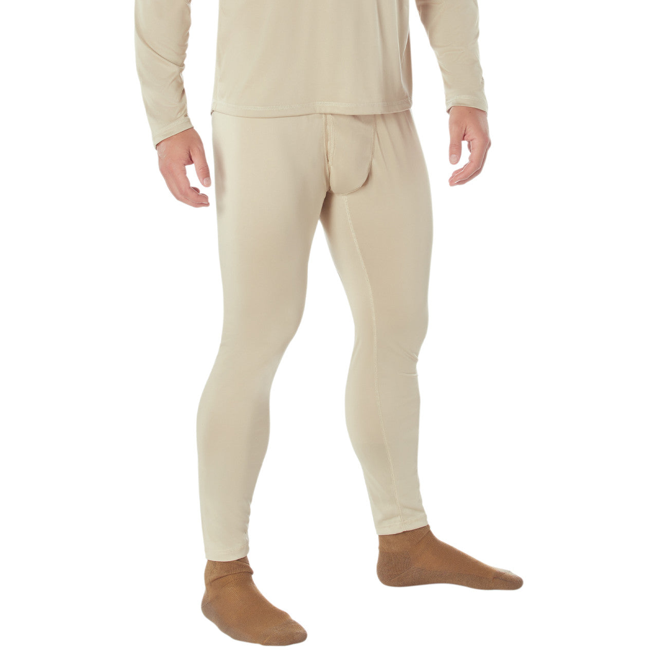 Rothco ECWCS Gen III Silk Weight Bottoms: Desert Sand