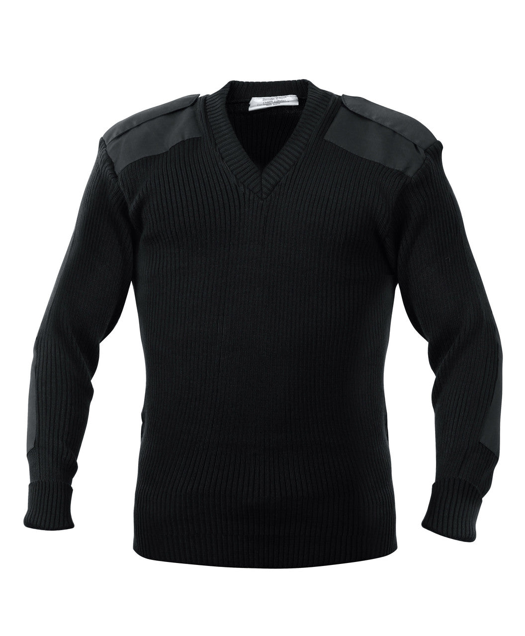 Rothco GI Style Acrylic V-Neck Sweater: Black
