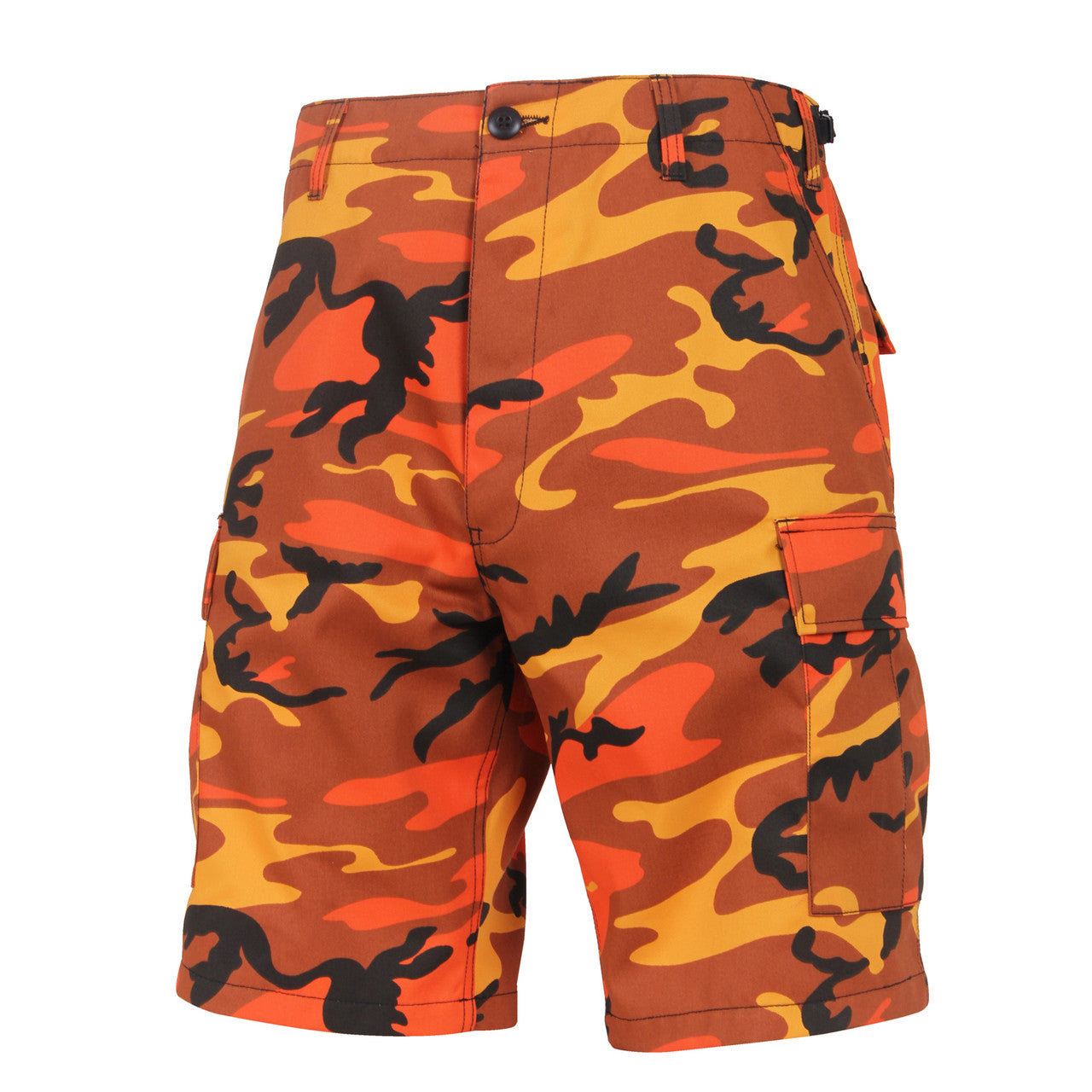 Rothco Color Camo BDU Shorts: Savage Orange Camo