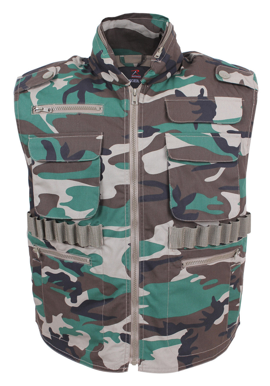 Rothco Ranger Vest: Woodland Camo