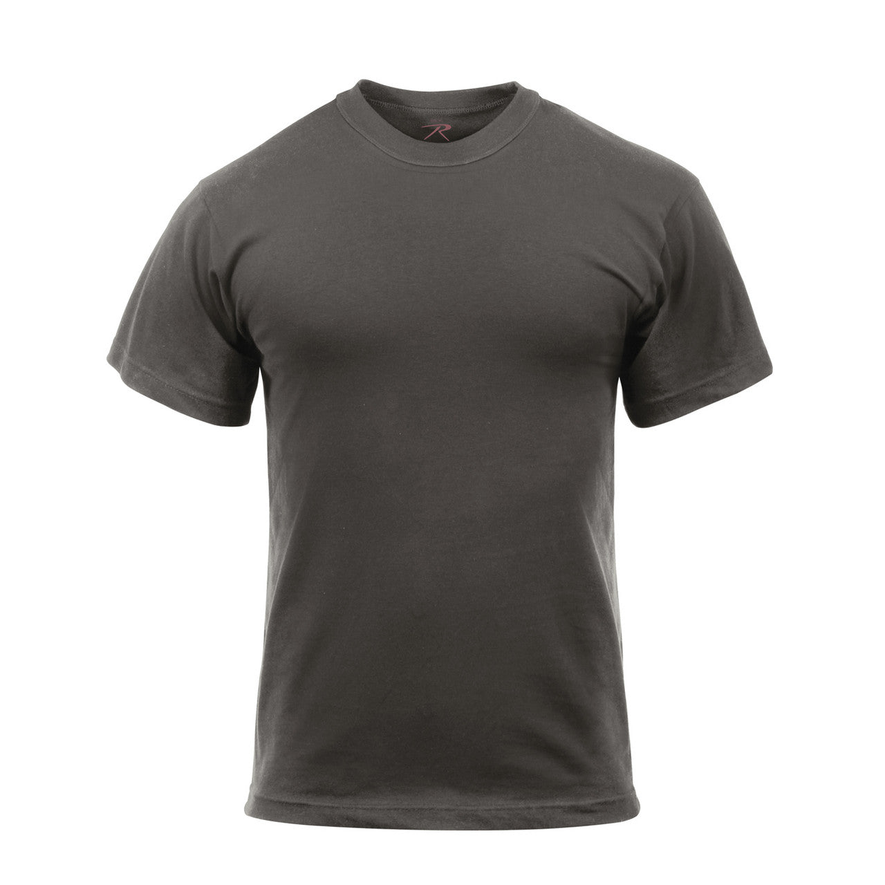 Rothco Solid Color Cotton/Poly T-Shirt: Charcoal Grey