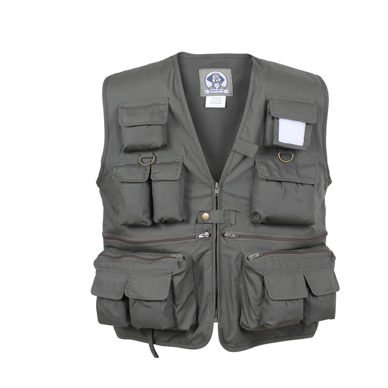 Uncle Milty Travel Vest: Olive Drab
