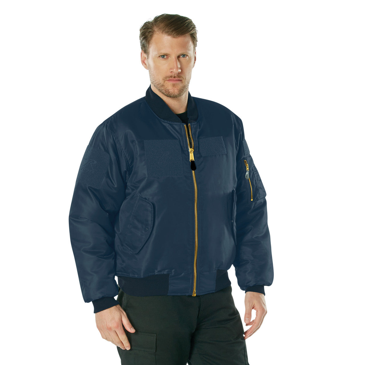 Rothco MA-1 Flight Jacket with Patches: Sage Green