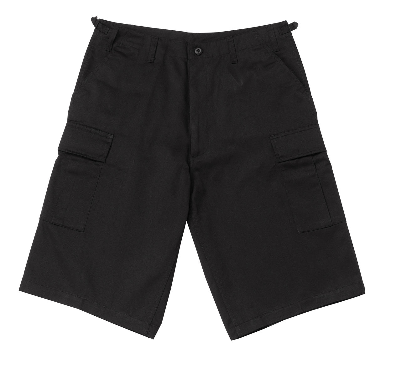Rothco Long Length BDU Shorts: Black
