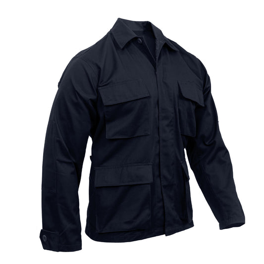 Rothco Twill BDU Shirt: Midnight Navy Blue