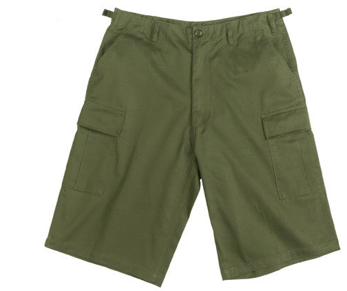 Rothco Long Length BDU Shorts: Olive Drab