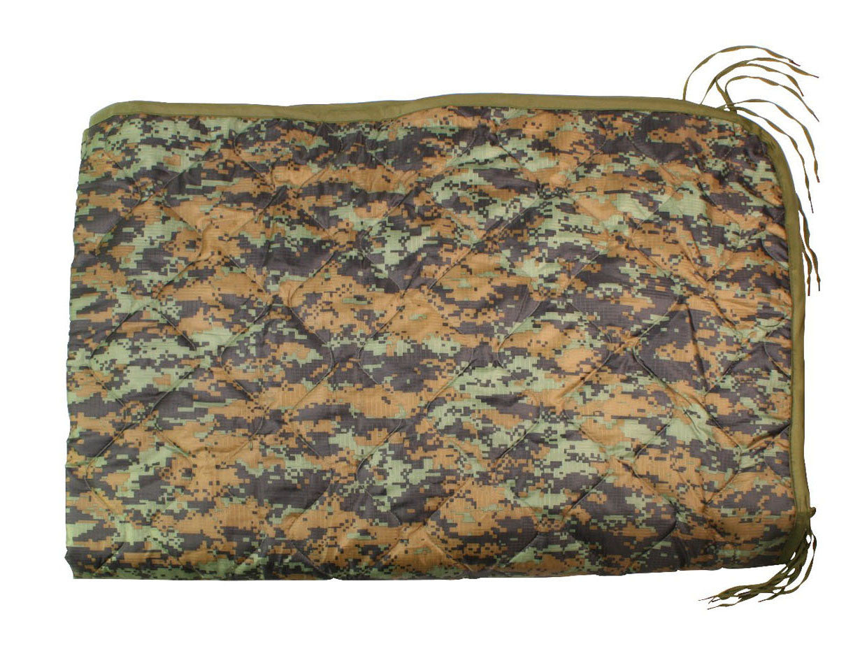 Rothco Camo Poncho Liner: Woodland Digital Camo