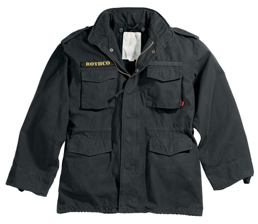 Rothco Vintage M-65 Field Jacket: Black