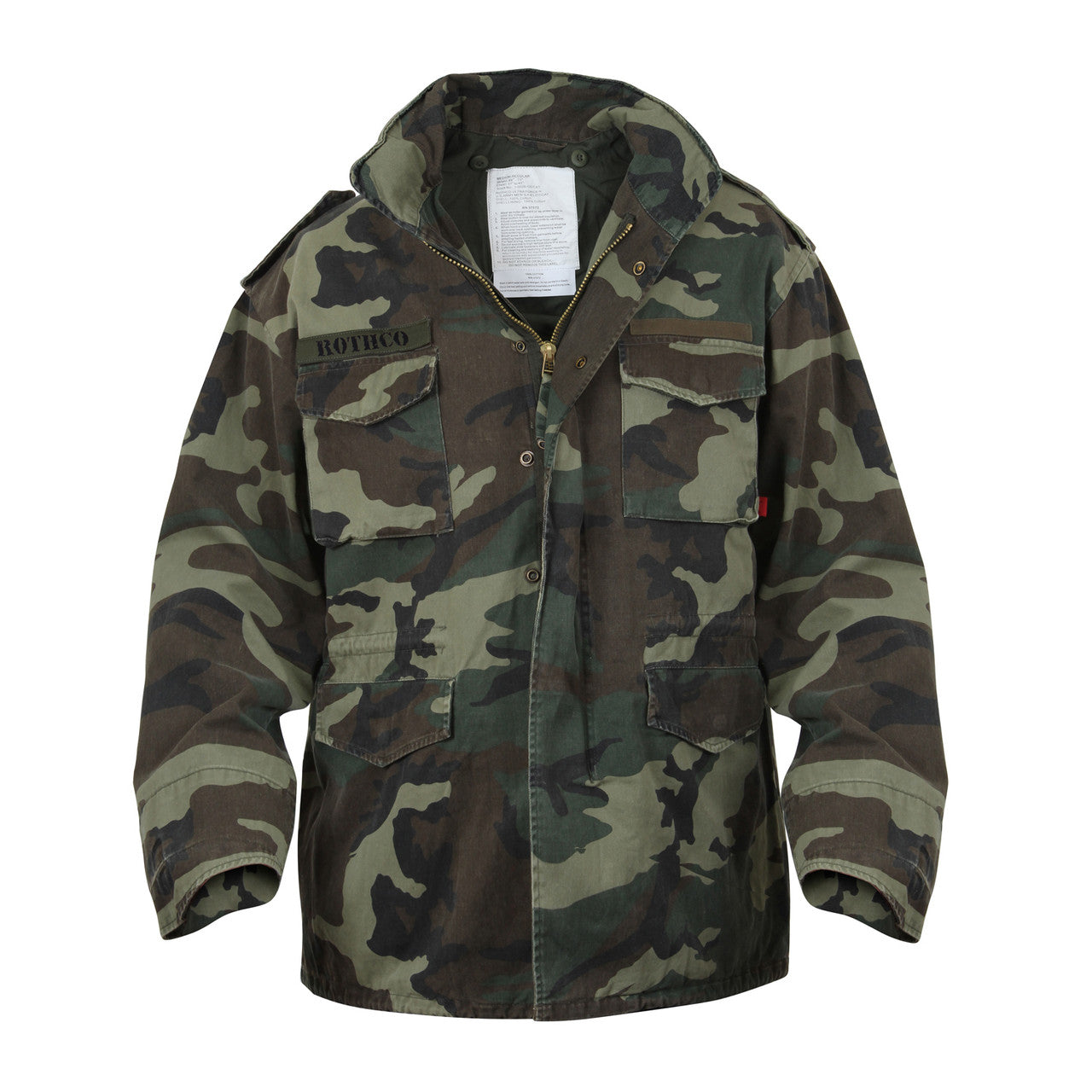Rothco Vintage M-65 Field Jacket: Woodland Camo