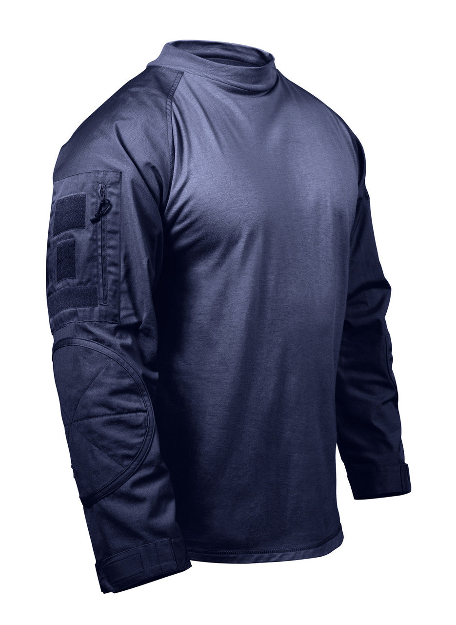 Rothco Military FR NYCO Combat Shirt: Navy Blue
