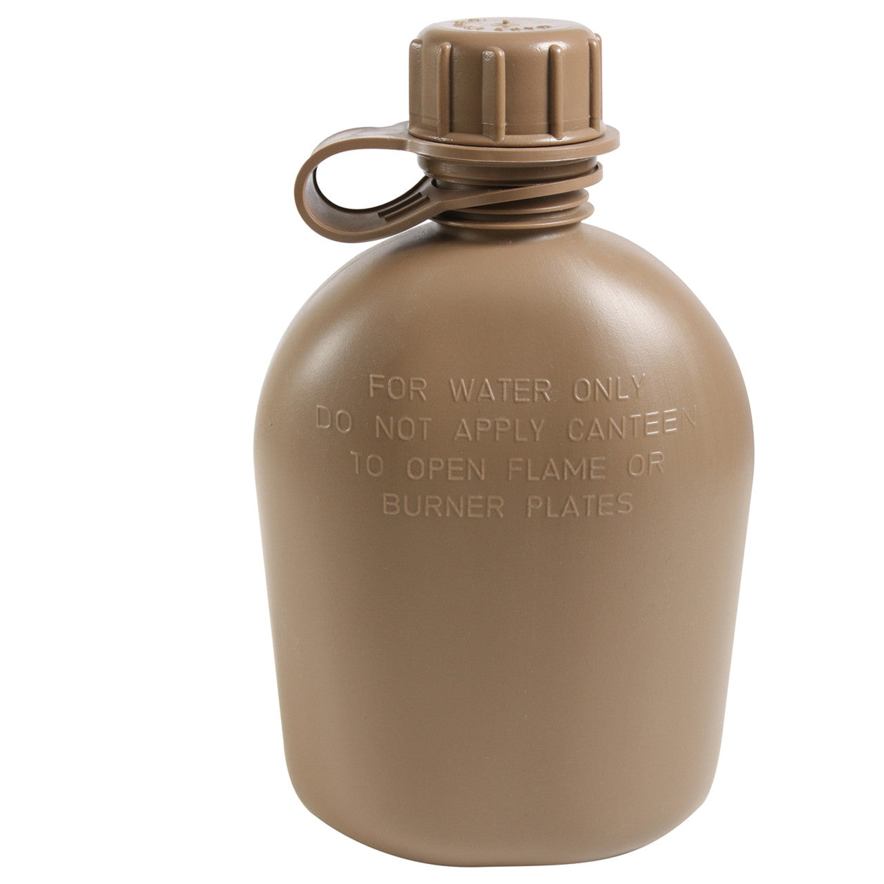 USGI OEM 1qt Plastic Canteen: Coyote Brown