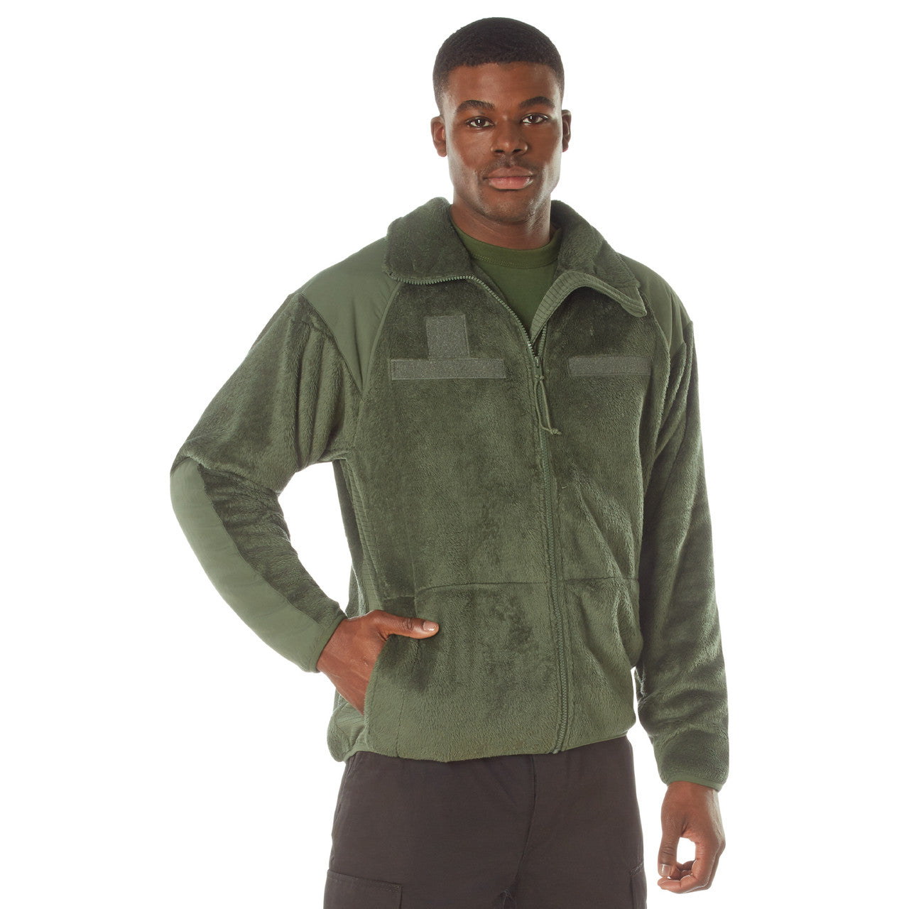 Rothco ECWCS Fleece Jacket: Olive Drab