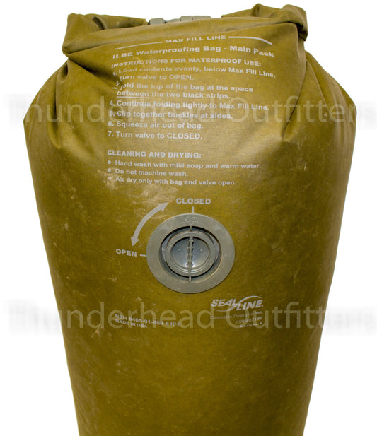 USGI US Military Surplus ILBE Waterproof Pack Liner for Main Pack / Compression Dry Bag