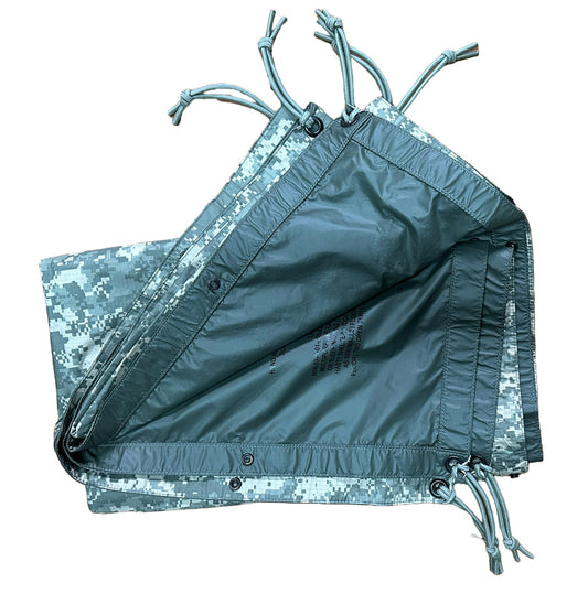 ACU Digital Field Tarpaulin, Gray Backing, USGI: US Military Surplus