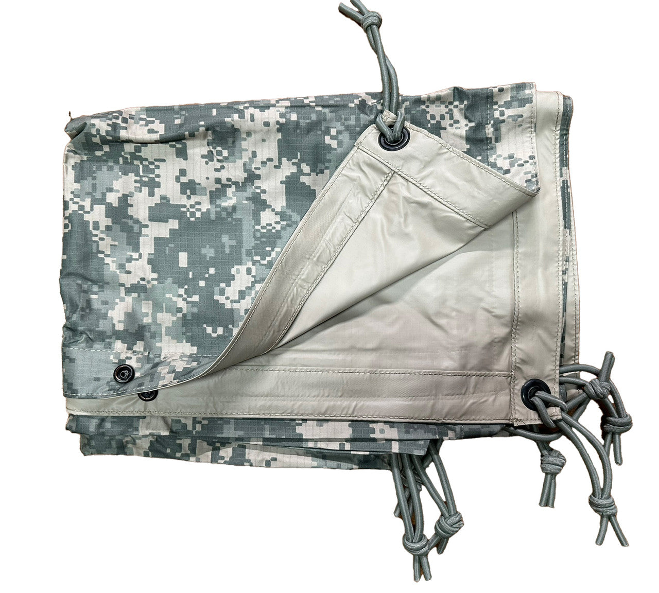 ACU Digital Field Tarpaulin, Tan Backing, USGI: US Military Surplus