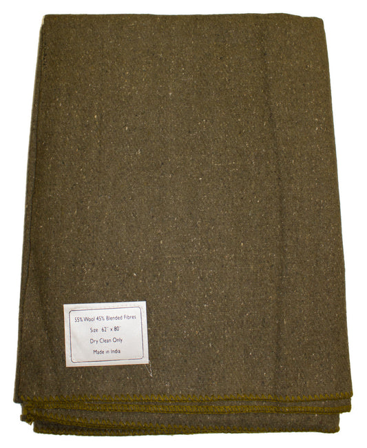 Fox OD Wool Camp Blanket