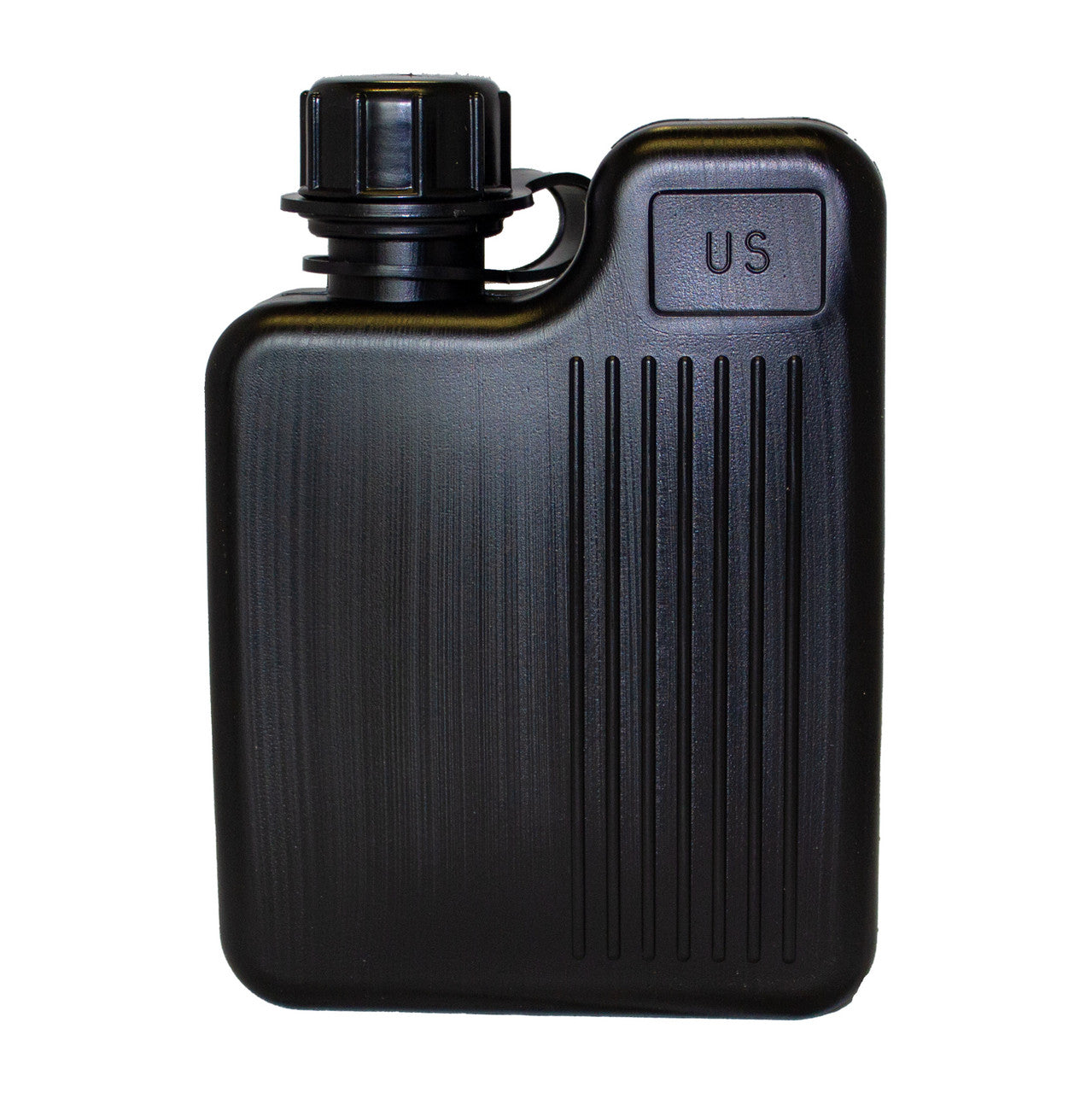 US Square Backpacker 1L Canteen: Black