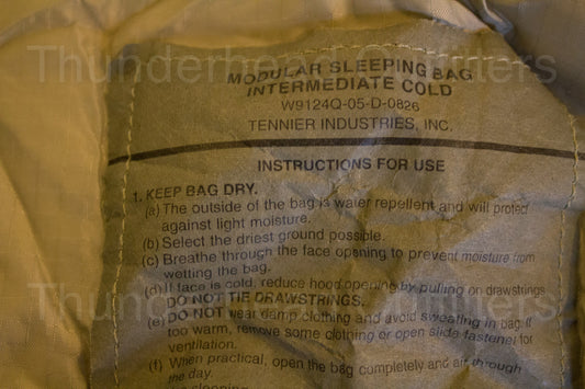 USGI US Military Surplus IMSS ACU Foliage Grey Intermediate Cold Weather Sleeping Bag
