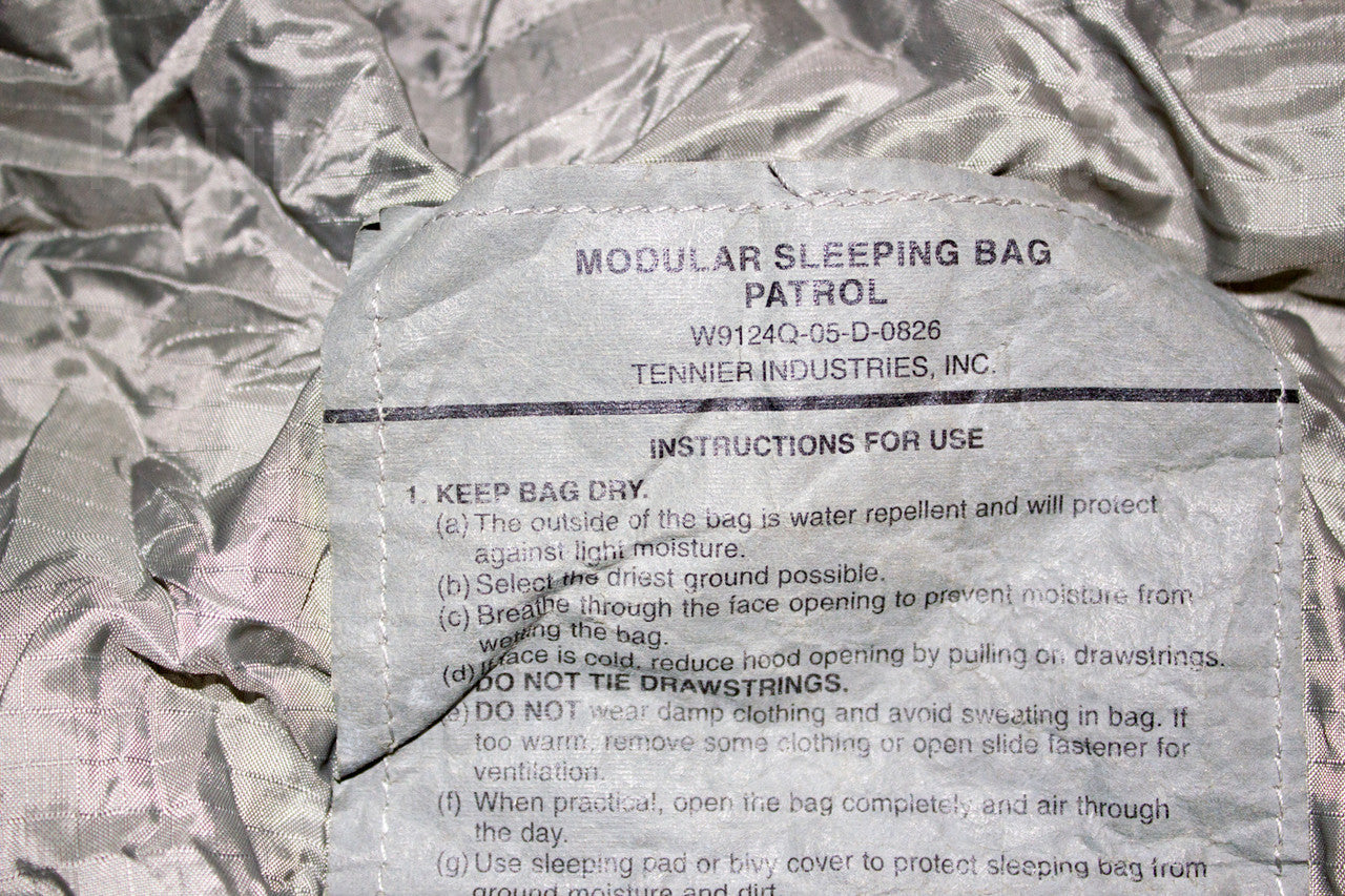 Patrol Sleeping Bag (Improved / ACU)