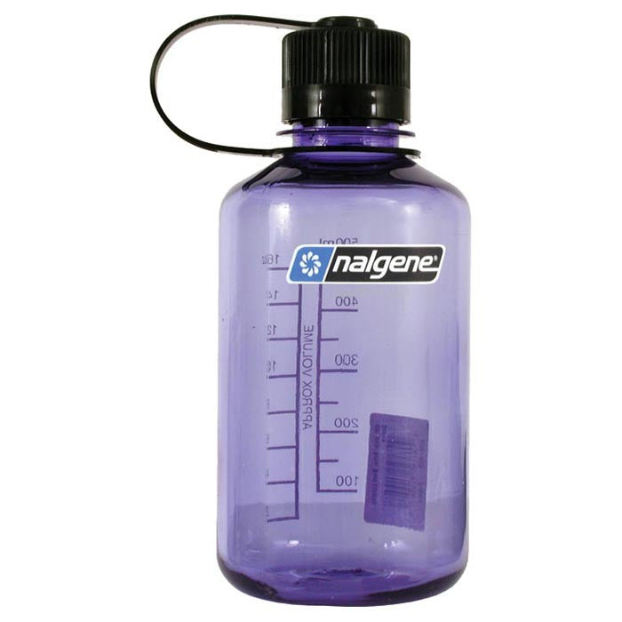 Nalgene 16oz Narrow Mouth Bottle: Purple / Black