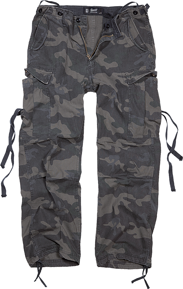 Brandit M-65 Cargo Pants: Dark Camo