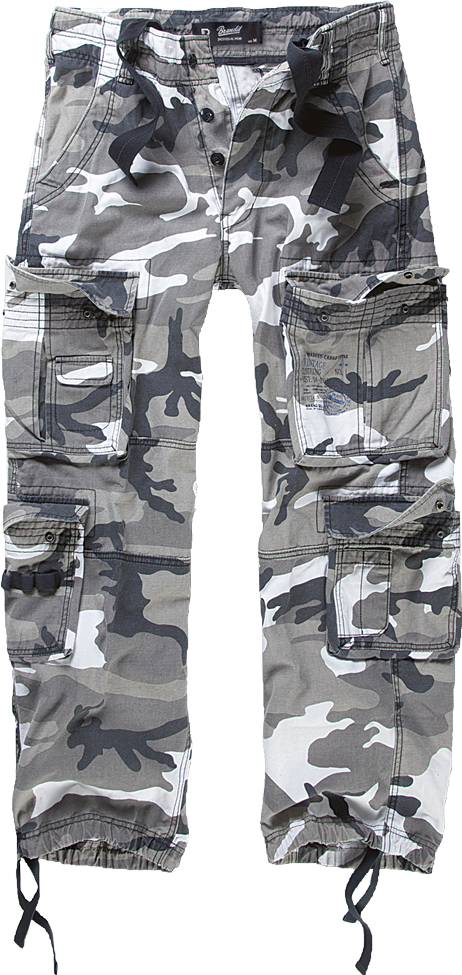 Brandit Authentic Cargo Pants: Urban Camo